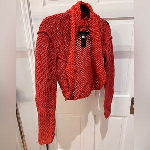 Crop lightweight sweater